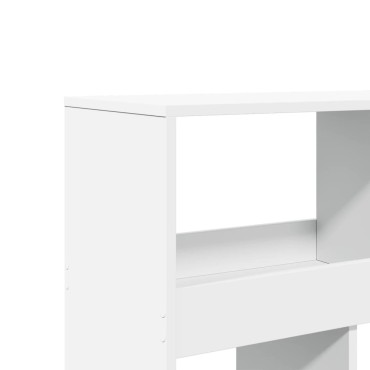 vidaXL Βιβλιοθήκη Λευκή 100x33x187,5cm Επεξ. Ξύλο 1 τεμ.