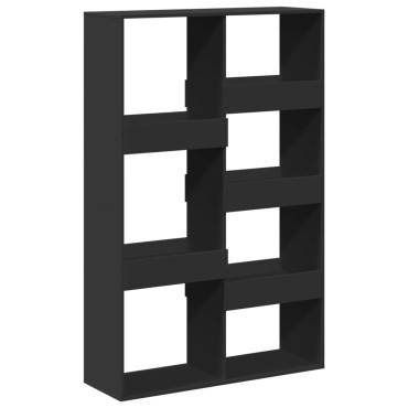 vidaXL Βιβλιοθήκη Μαύρη 100x33x155,5cm από Επεξεργασμένο Ξύλο 1 τεμ.