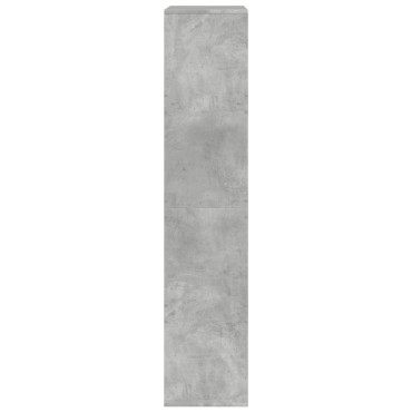 vidaXL Βιβλιοθήκη Γκρι Σκυροδέματος 100x33x155,5cm Επεξεργ. Ξύλο 1 τεμ.