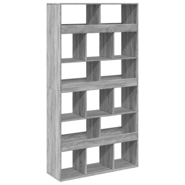 vidaXL Βιβλιοθήκη Γκρι Sonoma 100x33x187,5cm από Επεξεργ. Ξύλο 1 τεμ.