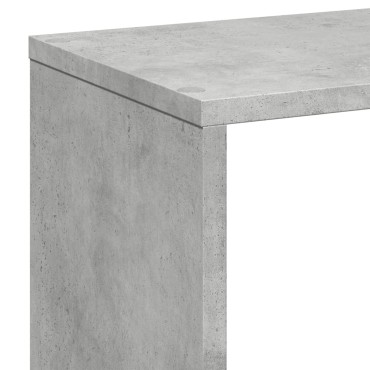 vidaXL Βιβλιοθήκη/Διαχωριστικό Χώρου Γκρι 67x25x161,5cm Επεξ. Ξύλο 1 τεμ.