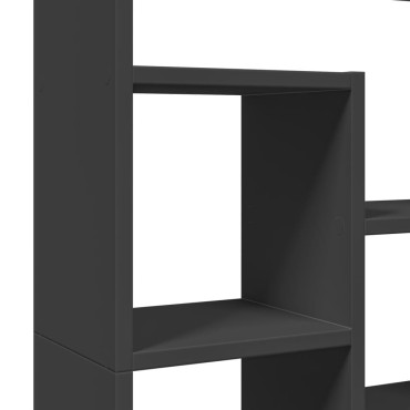 vidaXL Βιβλιοθήκη Μαύρη 72x20x120cm από Επεξεργασμένο Ξύλο 1 τεμ.