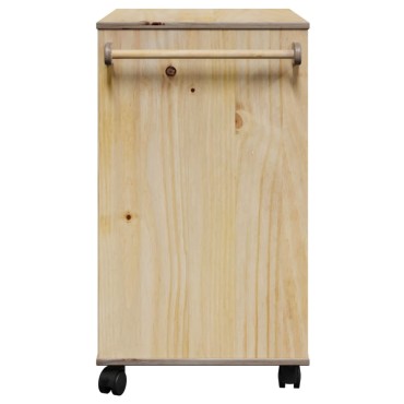 vidaXL Τρόλεϊ Κουζίνας OTTA 59x45x80cm από Μασίφ Ξύλο Πεύκου 1 τεμ.