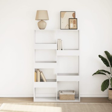 vidaXL Βιβλιοθήκη Λευκή 100x33x155,5cm από Επεξεργασμένο Ξύλο 1 τεμ.