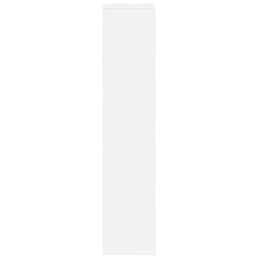 vidaXL Βιβλιοθήκη Λευκή 100x33x155,5cm από Επεξεργασμένο Ξύλο 1 τεμ.