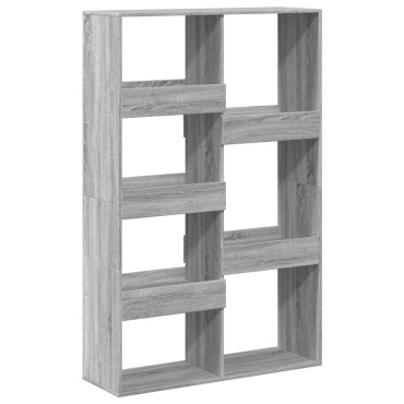 vidaXL Βιβλιοθήκη Γκρι Sonoma 100x33x155,5cm από Επεξεργ. Ξύλο 1 τεμ.