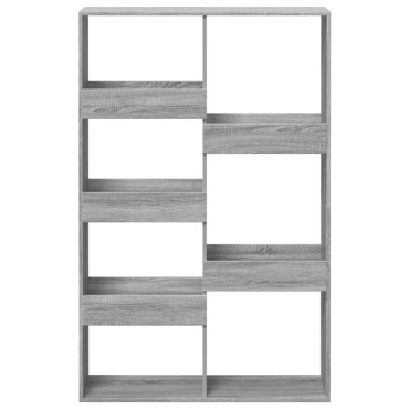 vidaXL Βιβλιοθήκη Γκρι Sonoma 100x33x155,5cm από Επεξεργ. Ξύλο 1 τεμ.