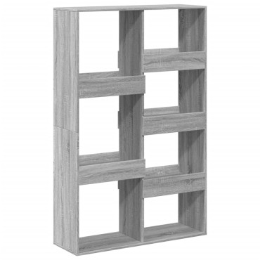vidaXL Βιβλιοθήκη Γκρι Sonoma 100x33x155,5cm από Επεξεργ. Ξύλο 1 τεμ.