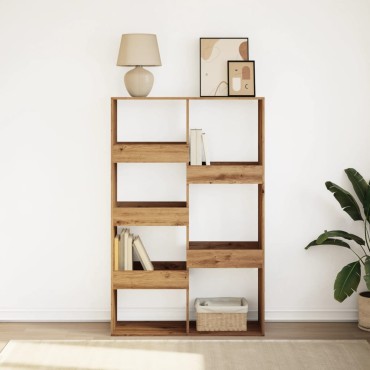 vidaXL Βιβλιοθήκη Αρτισιανή Δρυς 100x33x155,5cm από Επεξεργασμένο Ξύλο 1 τεμ.