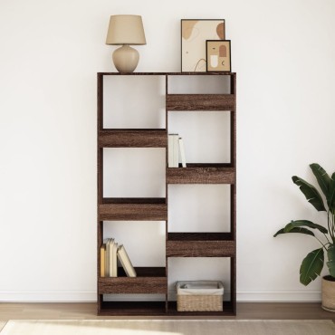 vidaXL Βιβλιοθήκη Καφέ Δρυς 100x33x175cm από Επεξεργασμένο Ξύλο 1 τεμ.