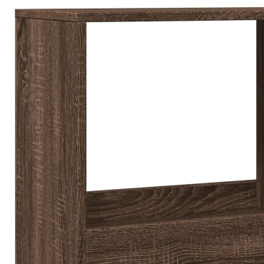 vidaXL Βιβλιοθήκη Καφέ Δρυς 100x33x175cm από Επεξεργασμένο Ξύλο 1 τεμ.