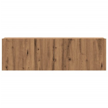 vidaXL Ντουλάπι Τηλεόρασης Τοίχου Artisan Δρυς 100x30x30cm Επ. Ξύλο