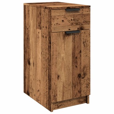 vidaXL Ντουλάπι Γραφείου Όψη Παλαιού Ξύλου 33x50x75cm Επεξ. Ξύλο 1 τεμ.