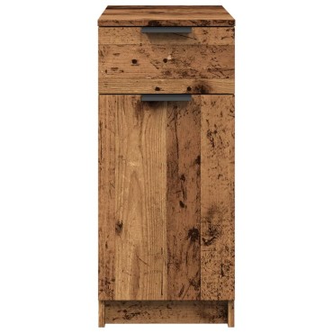 vidaXL Ντουλάπι Γραφείου Όψη Παλαιού Ξύλου 33x50x75cm Επεξ. Ξύλο 1 τεμ.