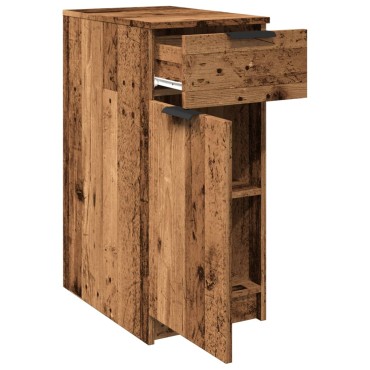 vidaXL Ντουλάπι Γραφείου Όψη Παλαιού Ξύλου 33x50x75cm Επεξ. Ξύλο 1 τεμ.