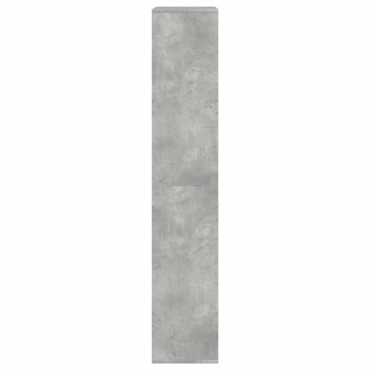 vidaXL Βιβλιοθήκη Γκρι Σκυροδέματος 100x33x175cm Επεξεργ. Ξύλο 1 τεμ.