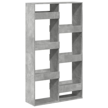 vidaXL Βιβλιοθήκη Γκρι Σκυροδέματος 100x33x175cm Επεξεργ. Ξύλο 1 τεμ.