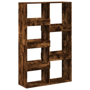 vidaXL Βιβλιοθήκη Καπνιστή Δρυς 100x33x155,5cm Επεξεργασμένο Ξύλο 1 τεμ.