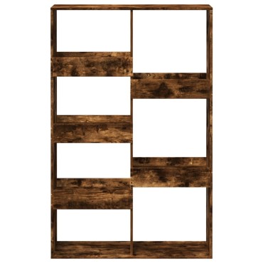 vidaXL Βιβλιοθήκη Καπνιστή Δρυς 100x33x155,5cm Επεξεργασμένο Ξύλο 1 τεμ.