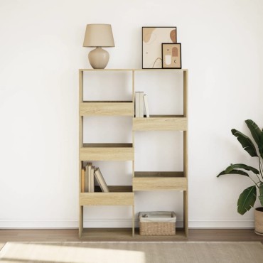 vidaXL Βιβλιοθήκη Sonoma Δρυς 100x33x155,5cm από Επεξεργασμένο Ξύλο 1 τεμ.