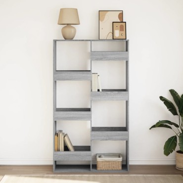 vidaXL Βιβλιοθήκη Γκρι Sonoma 100x33x175cm από Επεξεργ. Ξύλο 1 τεμ.