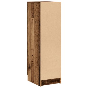 vidaXL Παπουτσοθήκη Όψη Παλαιού Ξύλου 29,5x35x100,5cm Επεξ. Ξύλο 1 τεμ.