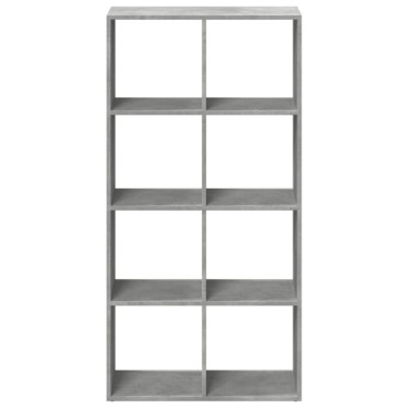 vidaXL Βιβλιοθήκη/Διαχωριστικό Χώρου Γκρι 69,5x29x137,5cm Επεξ. Ξύλο 1 τεμ.