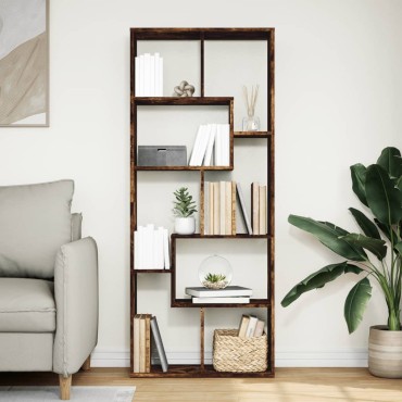 vidaXL Βιβλιοθήκη/Διαχωριστικό Χώρου Δρυς 67x25x161,5cm Επεξ. Ξύλο 1 τεμ.