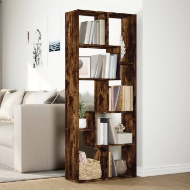 vidaXL Βιβλιοθήκη/Διαχωριστικό Χώρου Δρυς 67x25x161,5cm Επεξ. Ξύλο 1 τεμ.