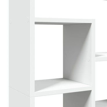vidaXL Βιβλιοθήκη Λευκή 72x20x120cm από Επεξεργασμένο Ξύλο 1 τεμ.