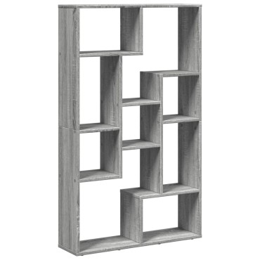 vidaXL Βιβλιοθήκη Γκρι Sonoma 72x20x120cm από Επεξεργασμένο Ξύλο 1 τεμ.