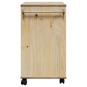 vidaXL Τρόλεϊ Κουζίνας OTTA 59x45x80cm από Μασίφ Ξύλο Πεύκου 1 τεμ.