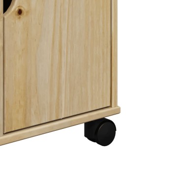vidaXL Τρόλεϊ Κουζίνας OTTA 59x45x80cm από Μασίφ Ξύλο Πεύκου 1 τεμ.