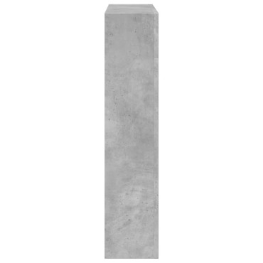 vidaXL Πλαίσιο Τζακιού Γκρι Σκυρ. 81x18x82 εκ. από Επεξ. Ξύλο