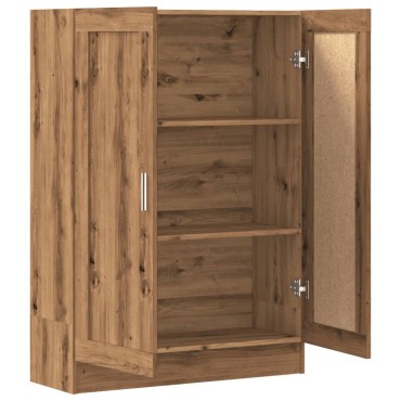 vidaXL Βιβλιοθήκη Artisan Δρυς 82,5x30,5x115cm Επεξεργασμένο Ξύλο 1 τεμ.