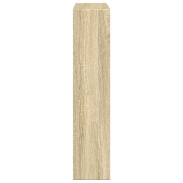 vidaXL Πλαίσιο Τζακιού Sonoma Δρυς 81x18x82 εκ. από Επεξ. Ξύλο