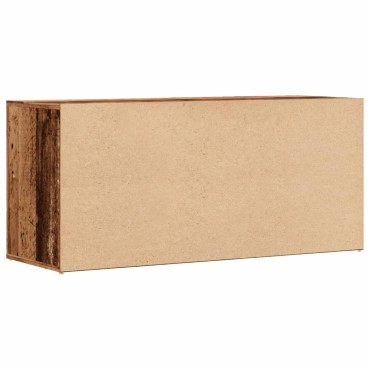 vidaXL Παπουτσοθήκη Όψη Παλαιού Ξύλου 100x35x45cm Επεξεργασμένο Ξύλο