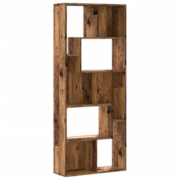 vidaXL Βιβλιοθήκη Όψη Παλαιού Ξύλου 67x24x161cm Επεξεργασμένο Ξύλο 1 τεμ.