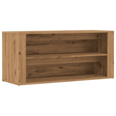 vidaXL Πάγκος Παπουτσιών Artisan Δρυς 100x35x45cm Επεξεργασμένο Ξύλο