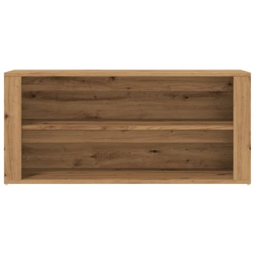 vidaXL Πάγκος Παπουτσιών Artisan Δρυς 100x35x45cm Επεξεργασμένο Ξύλο