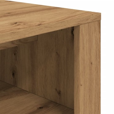 vidaXL Πάγκος Παπουτσιών Artisan Δρυς 100x35x45cm Επεξεργασμένο Ξύλο