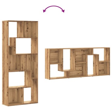 vidaXL Βιβλιοθήκη Αρτισιανή Δρυς 67x24x161cm Επεξ. Ξύλο 1 τεμ.
