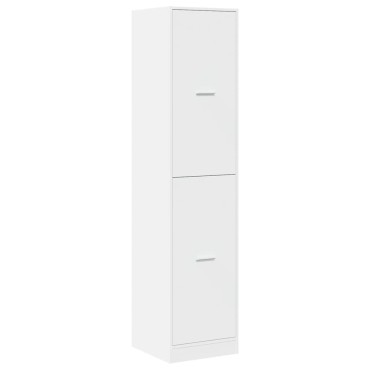 vidaXL Συρταριέρα Γενικής Χρήσης Λευκή 40x41x174,5cm Επεξ. Ξύλο 1 τεμ.