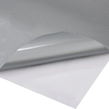 vidaXL Μεμβράνη Αυτοκινήτου 4D Ασημί 100 x 150 εκ.