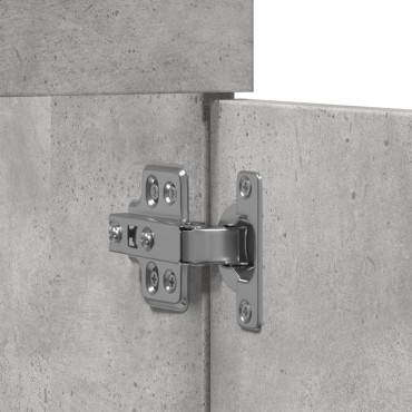 vidaXL Ντουλάπι Νιπτήρα Γκρι Σκυροδέματος 60x38,5x46cm Επεξ. Ξύλο 1 τεμ.