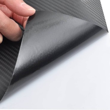 vidaXL Μεμβράνες Αυτοκινήτου 3D 2 τεμ. Μαύρες 100x150 εκ. & 50x150 εκ.