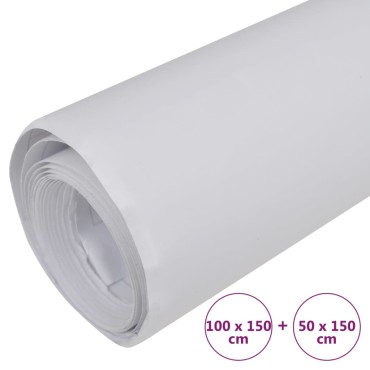 vidaXL Μεμβράνες Αυτοκινήτου 2 τεμ. Λευκό Ματ 100x150 εκ. & 50x150 εκ.