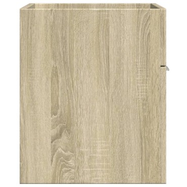 vidaXL Ντουλάπι Νιπτήρα Sonoma Δρυς 60x38,5x46cm από Επεξ. Ξύλο 1 τεμ.