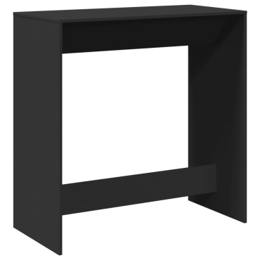 vidaXL Τραπέζι Μπαρ Μαύρο 102x50x103,5cm Επεξεργ. Ξύλο 1 τεμ.