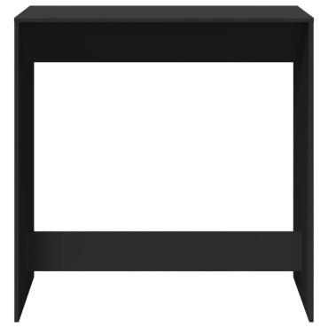vidaXL Τραπέζι Μπαρ Μαύρο 102x50x103,5cm Επεξεργ. Ξύλο 1 τεμ.